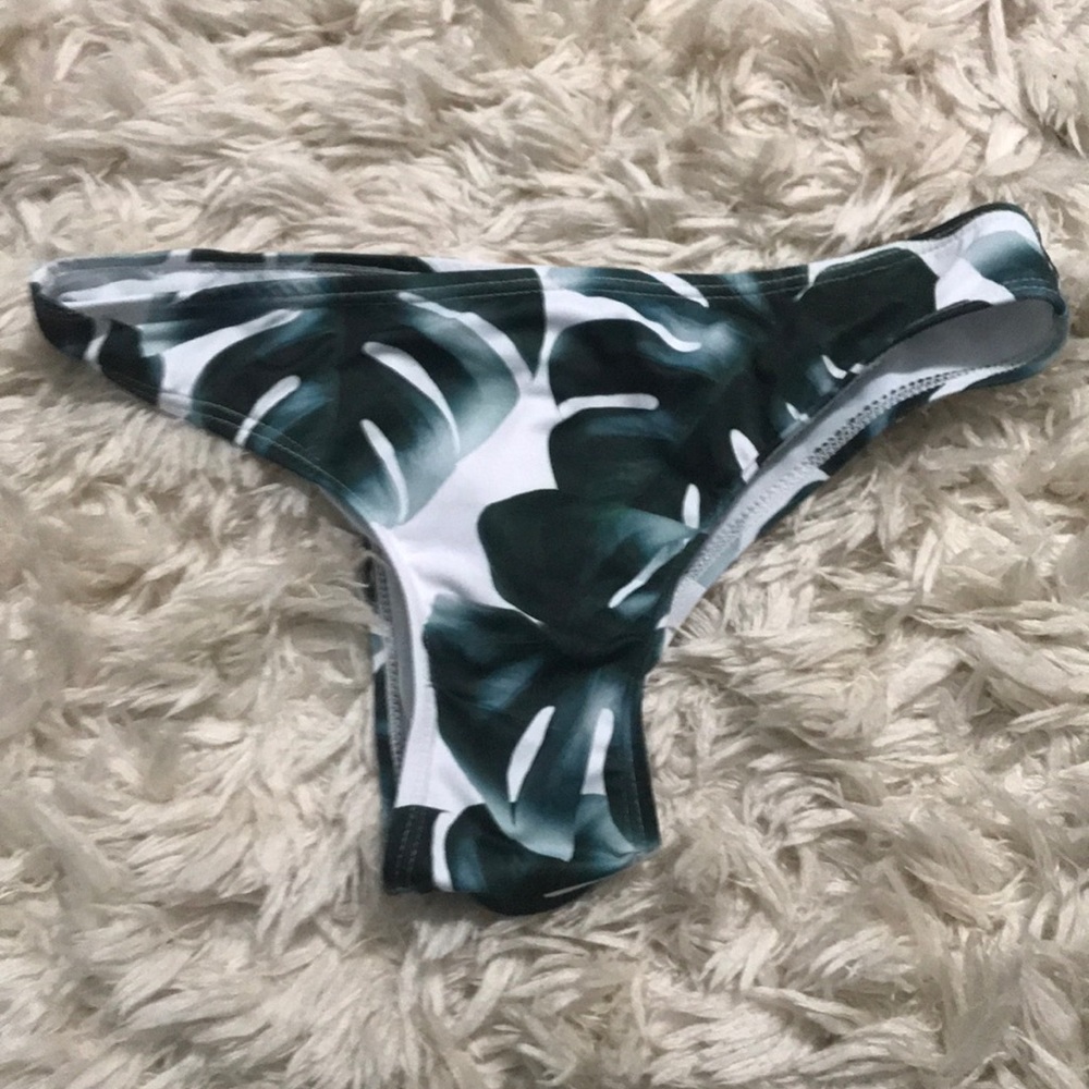 PALM TREE BATHING SUIT BOTTOMS